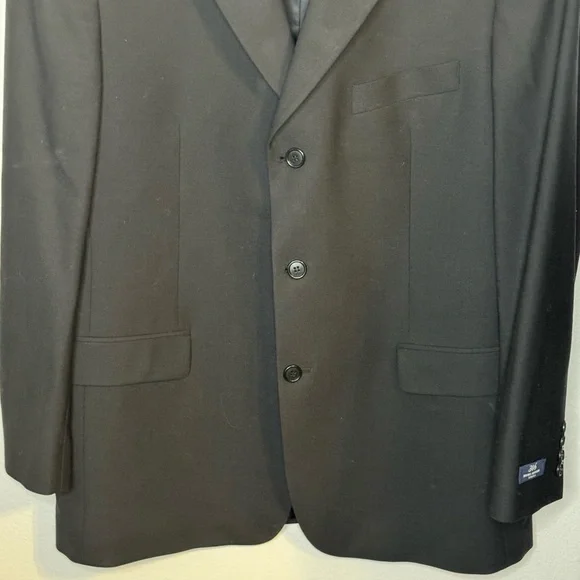 NWT Brooks Brothers 346 42R Wool Suit Jacket/Blazer/Sports Coat Black